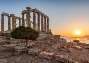 Ο ναός του Ποσειδώνα στο Σούνιο